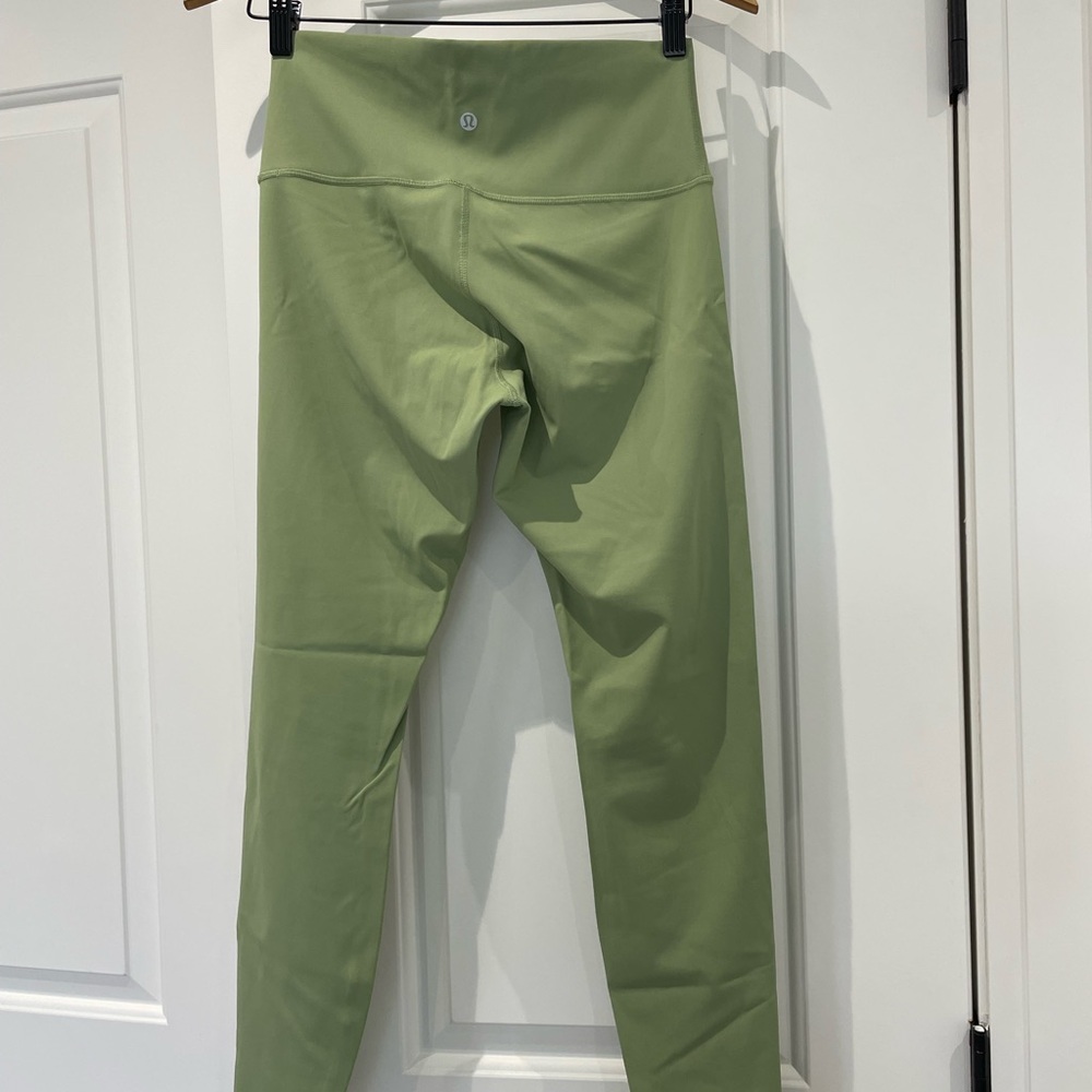 Lululemon Athletica Green Leggings High Waist Performance